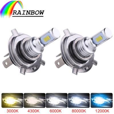 80W 14000lm Car Haedlight H4 H7 H1 LED H8 H9 H11 4300K 5000K 6500K 8000K 25000K Auto Fog Light 80W 16000lm 12V Bulb