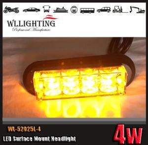 LED Surface Mounting Strobe Warning Light 18 Flash Patterns