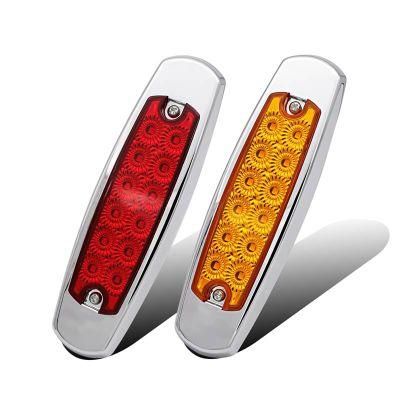 Red Amber Blue White Green Waterproof Truck Trailer LED Side Marker Lamp Hedlight Signal Clearance Indicator Lights