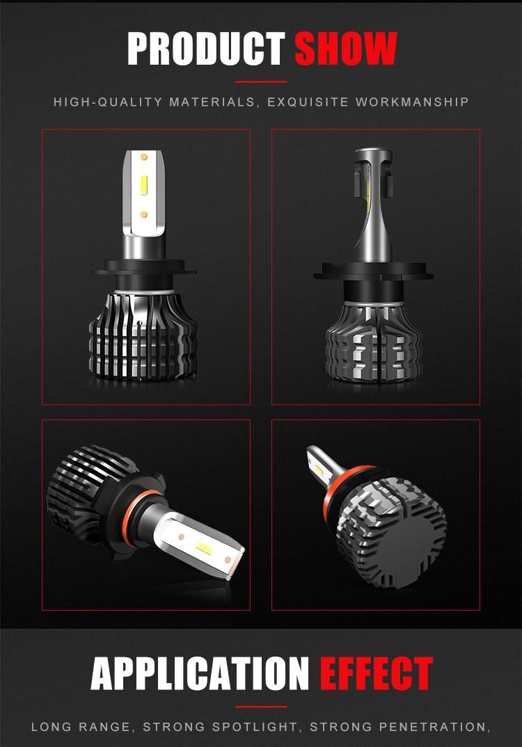 Upgrade F3 High Power Light High Brightness H11 9005 H7 H4 LED Headlight Bulbs