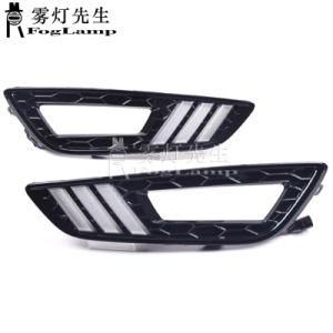 Car DRL Daytime Running Lights LED Turning Signal Lamps 12V Fog Lamps for Ford Focus 3 2015 2016 2017
