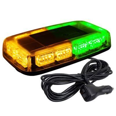 High Intensity Law Enforcement Emergency Hazard Warning LED Mini Bar Strobe Light with Magnetic Base