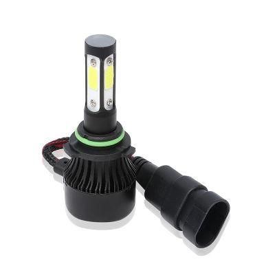 Wholesale 4 Side Luminous H7 LED Car Headlight 100W 12000lm H4 Bulb 6500K H11 9005 Hb3 9006 9004 9007 H13 Turbo Auto Lamps Fog Light