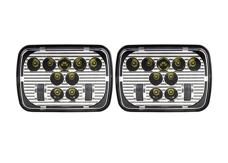 65W 5X7 Inch 7X6 Inch Projector Headlight for Chevrolet Jeep Cherokee Xj High Low Beam LED Headlights 5X7"