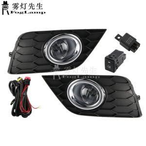 for 2017-2019 Nissan Sentra Pair Front Bumper Clear Lens Fog Light Lamp with Bulbs + Wiring + Switch Kit Assembly