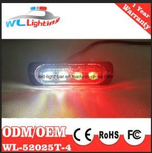 4W LED Warning Light Head Light Red White