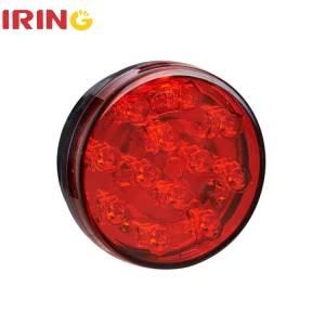 Waterproof 10-30V LED Round Red Brake Tail Auto Light for Bus Truck Trailer (LTL0635R)