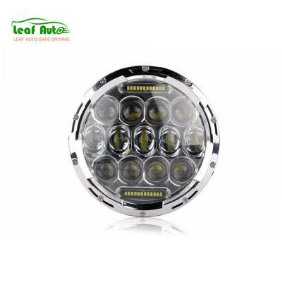 75W Motorcycle Headlight Projector Car Light for Jeep Tj Jk 4 Door Unlimited Land Rover 12V 7&quot; Round LED Headlight