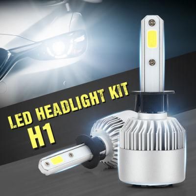 Wholesale Cheap Auto H1 S2 LED Headlight 72W 8000lm