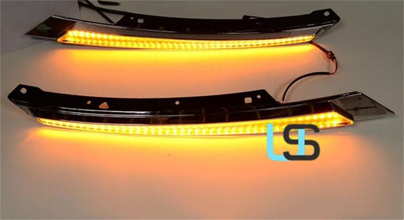 for Honda Civic 2016-2018 Auto Fog Driving Lights Front Bumper OEM DRL Brake Reverse Turn Signal Daytime Running Lamp