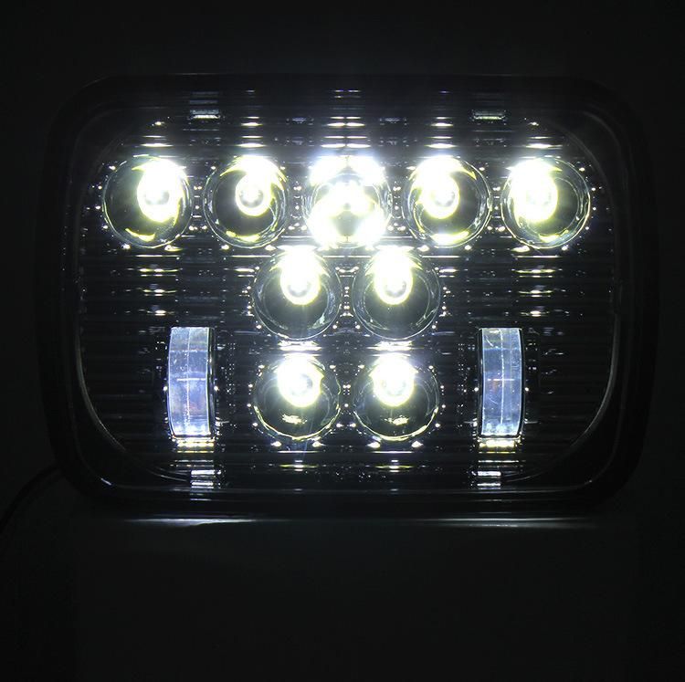 65W 5X7 7X6 Inch High Low Beam Sealed Beam LED Headlight for Jeep