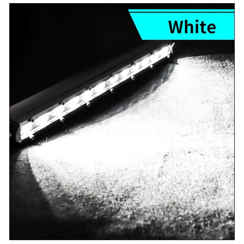 Dxz 12LED 36W 3030 Light Bar Single Row 6000K Spotlight Car Parts Automotive Lighting System Driving Light