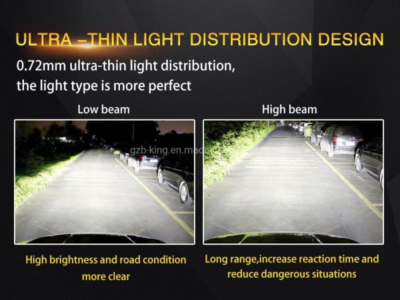 Q10 3200lm Car LED H4/9003/Hb2 Halogen Lamp Size Car Headlight