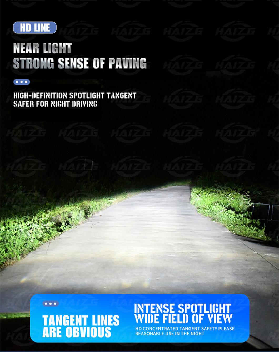 Haizg Super Bright S10 High Power Auto Car Accessories Hot Selling LED Headlight Bulbs 360 Light H4 Car LED Headlight