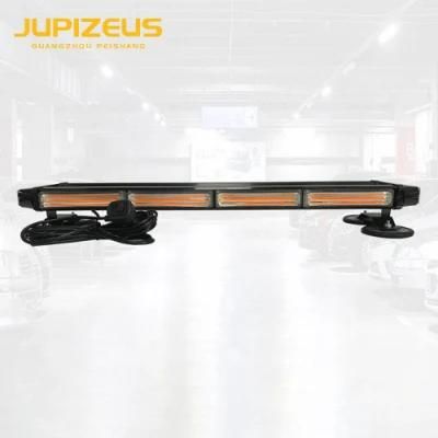 Double-Sided Magnetic Mount Light 56W COB Light Bar Flashing Car Roof COB LED Warning Strobe Light