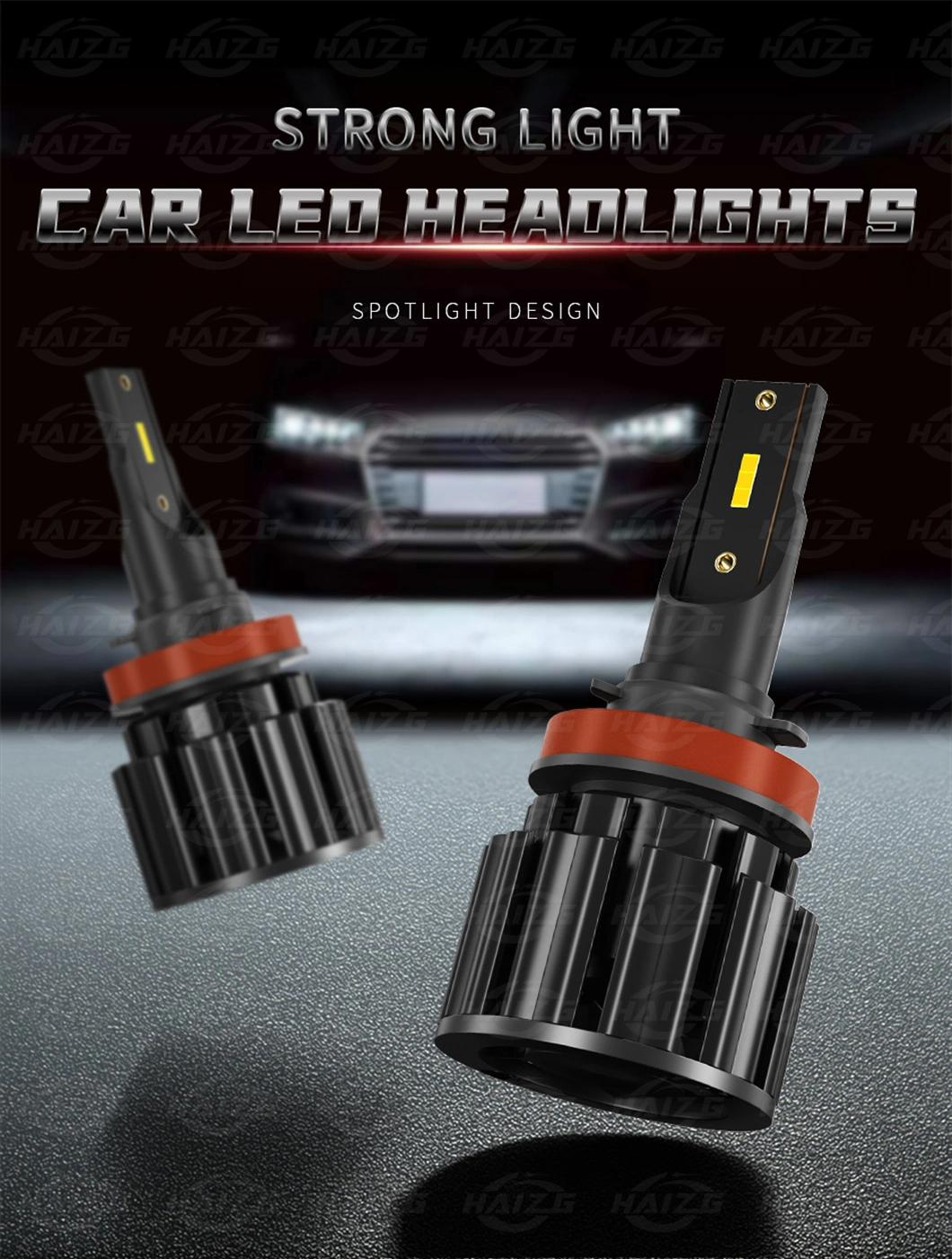 Haizg LED H7/H4 HID Auto Fog Light Truck Work Light H3/H11 for Car LED Headlight 9005 9006 LED Light