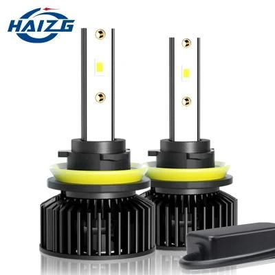 Haizg Auto LED Headlight Canbus H1 H4 H7 H11 9005 9006 LED H4 Headlight 50W 10000lm 6500K Others Car Light Accessories