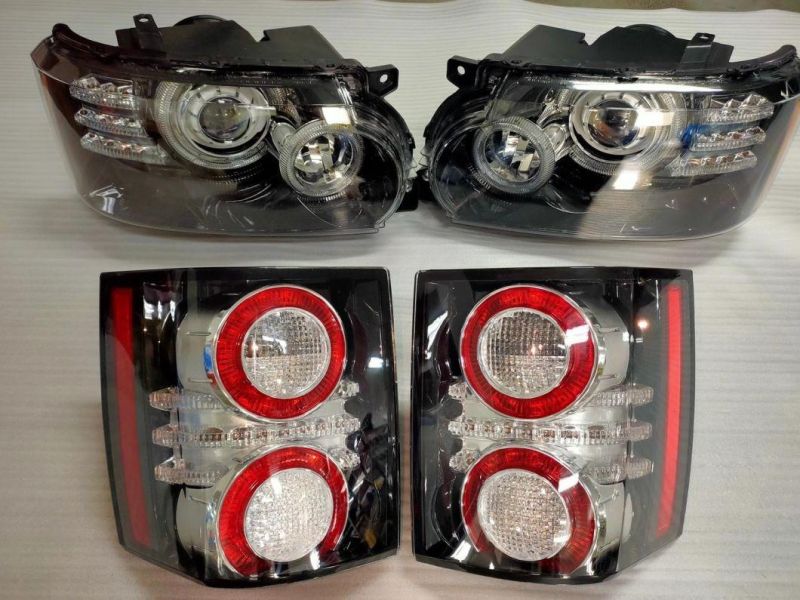 Left & Right Front Car Lamp for Land Rover Range Rover Vogue Vehicle Upgrade 2012