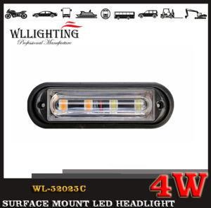 Auto 4W Exterior Mount LED Warning Surface Mount Flashing Light