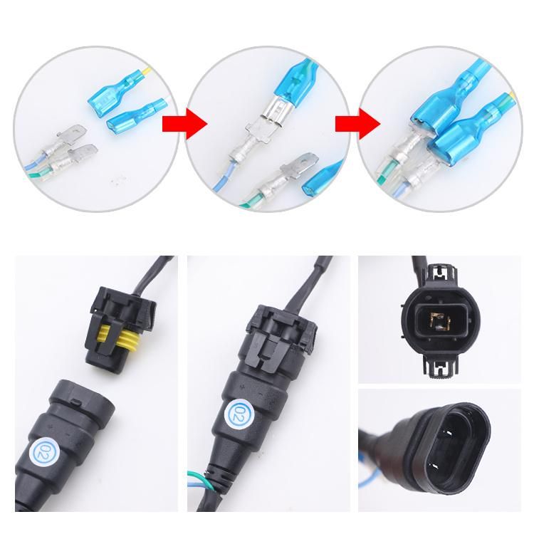 12V Angel Eyes 4 Inch Auto LED Fog Light Round 4inch Halo Car Fog Lamp with Relay Cables