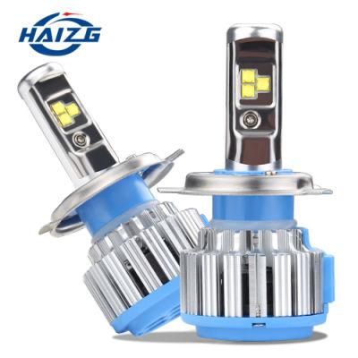 Haizg T1 H4 LED Headlight Kit 50W 8000lm H1 H3 H7 H8 H9 H11 Hb3 Hb4 Fun LED Bulb Light Fog Light Drive Kit Luz LED Focos LED Kit Car LED
