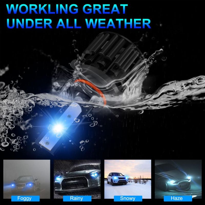 Powerful Super Bright LED Headlight Z3 9005 Hb3 Auto Lamp Car Automobiles LED Head Lamp 12V 45W 8000K Blue Light 30000 Hours