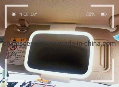 Make-up Mirror with LED Lights / Car Visor Vanity Mirror