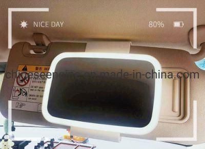 Make-up Mirror with LED Lights / Car Visor Vanity Mirror