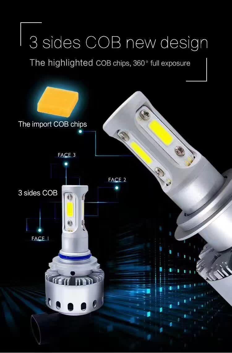 Waterproof Car LED Headlight 7s H4 40W 8000lm LED Headlight Conversion Kit