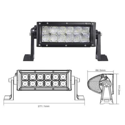 5D Lens LED Light Bar for 12V 24V Truck Offroad SUV 4X4 Flood Spot Beam 7&quot; 36W LED Light Bar