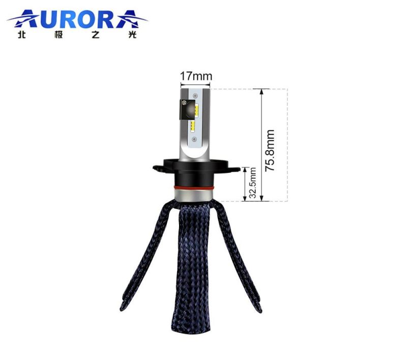 Aurora Wholesale Auto Jk Wrangler Motorcycle H11 H4 H7 LED Projector Car Headlight Kit LED Headlight Bulb