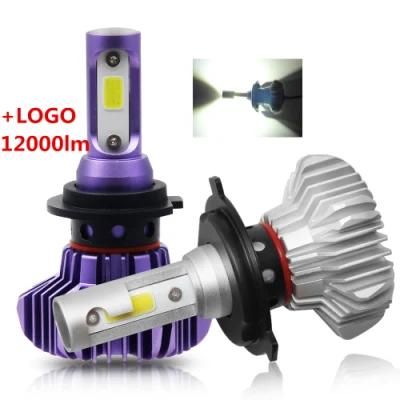 Fanless High Power 12V Motorcycle Auto Lighting System S9 Car Bulbs H11 H4 H7 LED Headlight