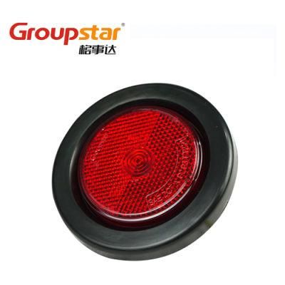 Manufacturer Truck Trailer Amber Round LED Side Marker Clearance Lights Universal LED Auto Light