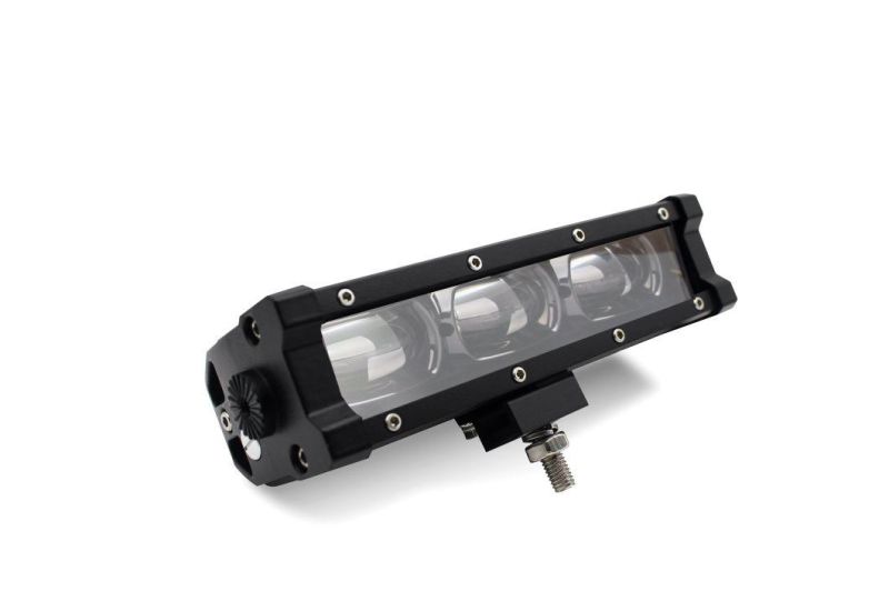 Raych New S6d C Ree LED Light Bar White and Yellow Optional Yellow for Ambient Light 10W Convex Lens Light Bar for Car