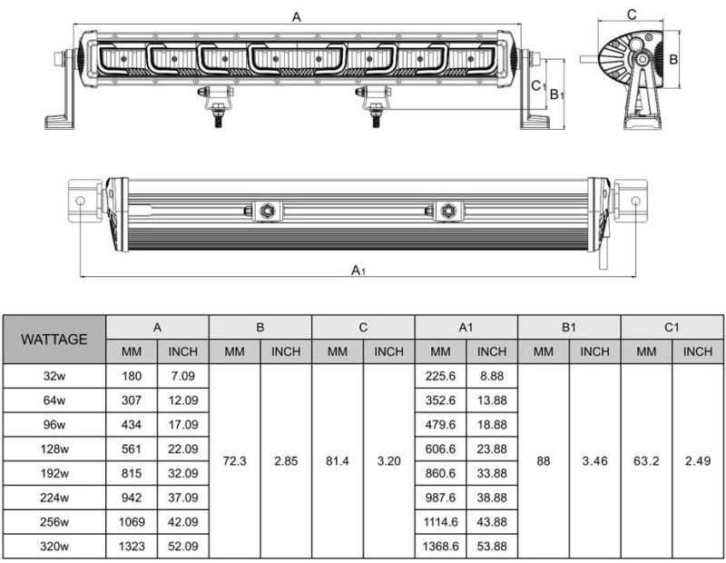 off-Road Driving Lamp Flood Spot Combo Beam Work Light LED Light Bar for Trucks SUV ATV 4X4 4WD Working Lights