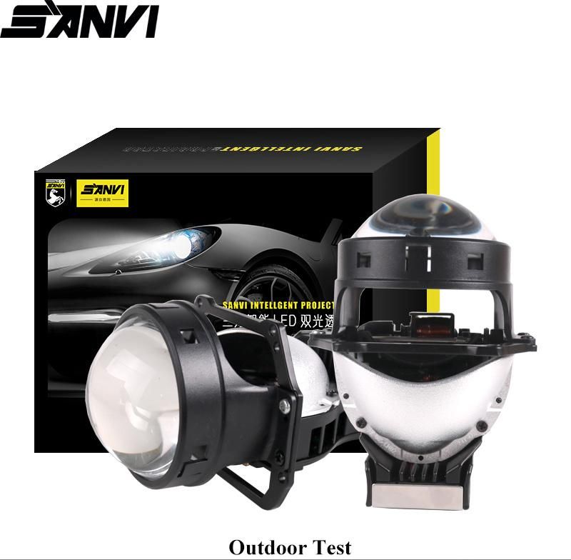 Sanvi Factory Hot Sale Best Price High Quality Auto LED Headlight 3 Inch Size Hella-5 40W 6000K LED Projector Lens Headlight for Car Motorcycle Truck Bus Lamps