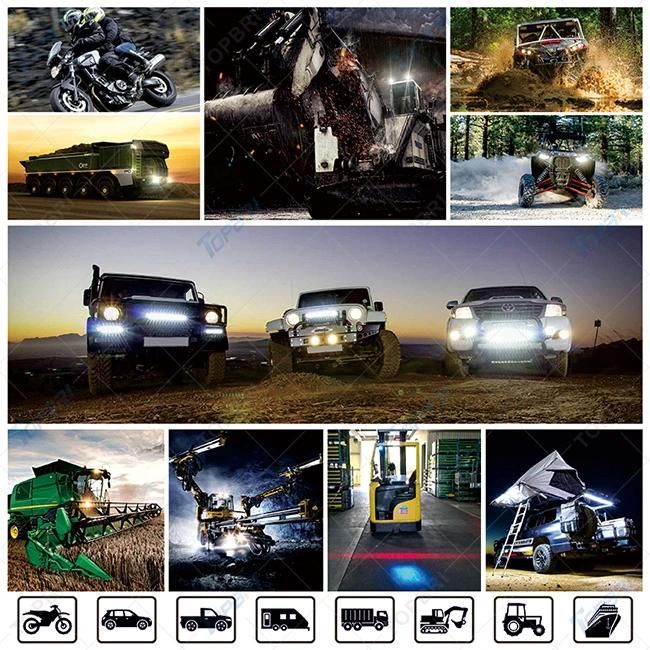 IP68 80W 24V LED Car Lamp LED Driving Light Bar