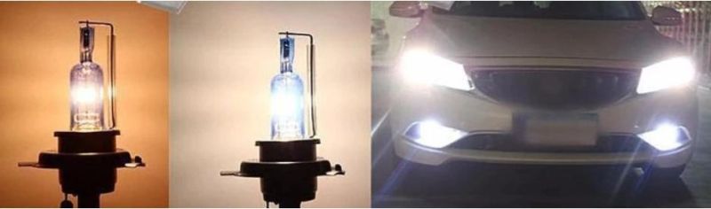 H3 Quartz Glass LED Bulb 6000K Halogen Light