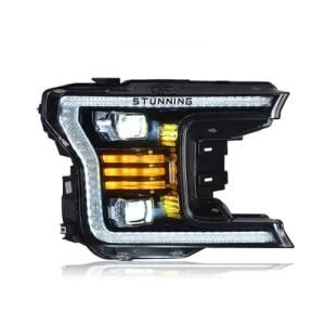 Upgrade Full LED Headlight Headlamp Assembly for Ford F150 F-150 F 150 2018 2019 2020 Head Lamp Head Light Plug and Play