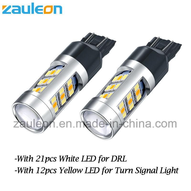 7443 White/Amber Switchback Car LED Bulb