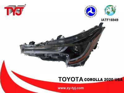 Tyj Factory Sale Auto Spare Parts Headlights Front Headlamps for Toyoto Corolla 2020 USA Le Auto Head Lamps LED Xenon Auto Lamps Lighting