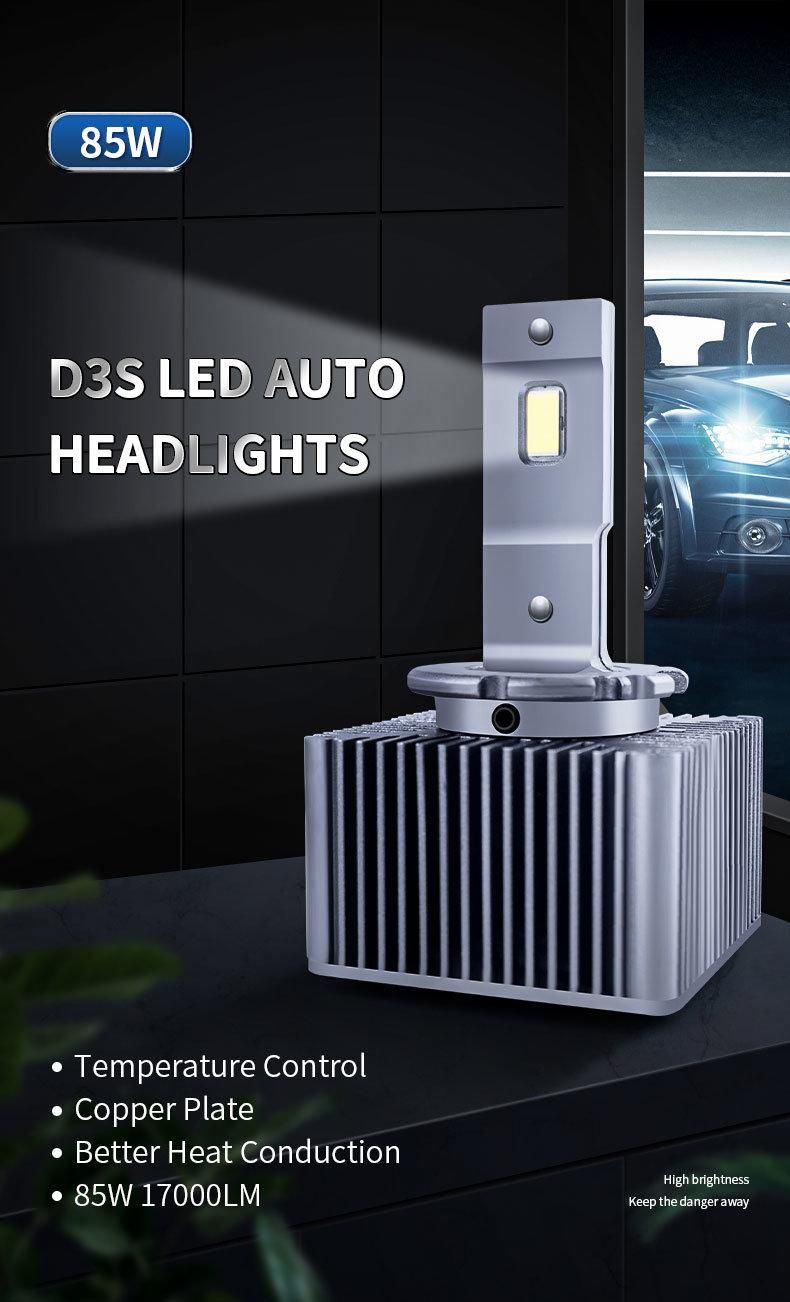 High Quality 6000K 85W D1s D2s D3s D4s D5s Series Car Headlights LED Bulb