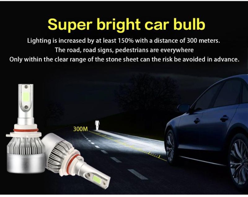 26W/ 36W C6 Car LED Headlight LED H7 H4 H8 H9 H11 H13 9005 9006 9012 9003 9004 9007 5202 Head Light Bulbs Headlamp