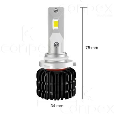 Conpex Auto Car LED Headlight High Low Beam M6PRO No Fan