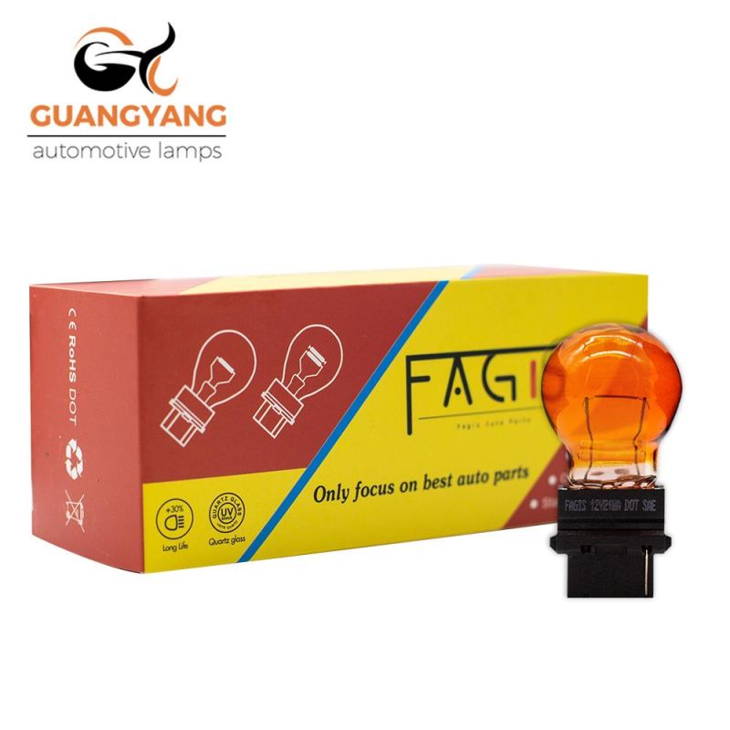 Auto Bulb 3157 12V 21/5W Halogen Bulb 3157 Amber