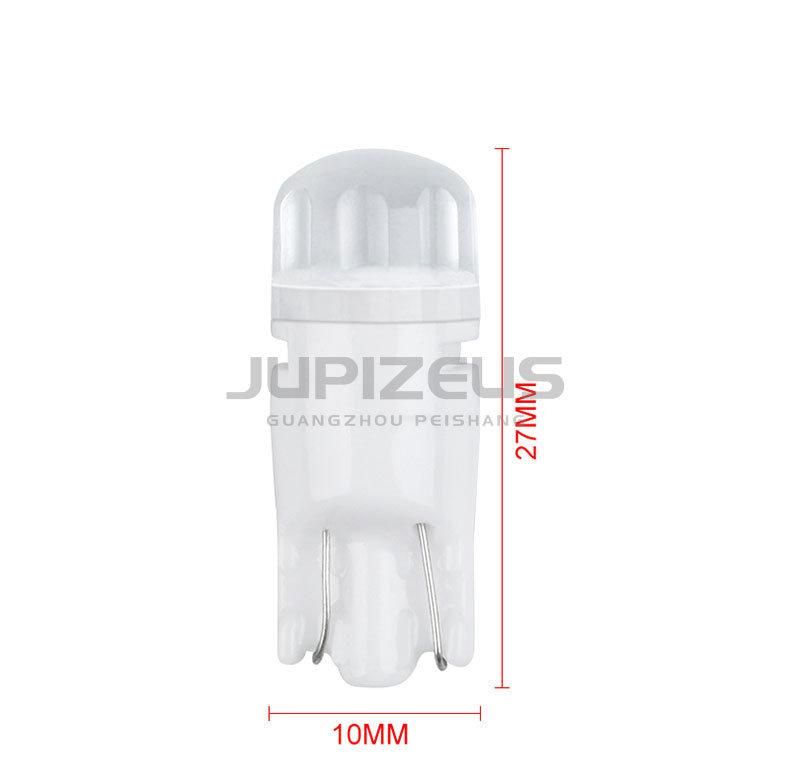 Factory Price T10 Ceramic with Heat Resisting LED Car Light Bulb 12V for Cars