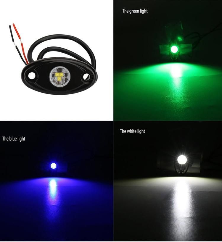 LED Rock Lights Kit Car Atmosphere Lamp for Jeep ATV SUV Car Truck Boat Offroad Rock Light