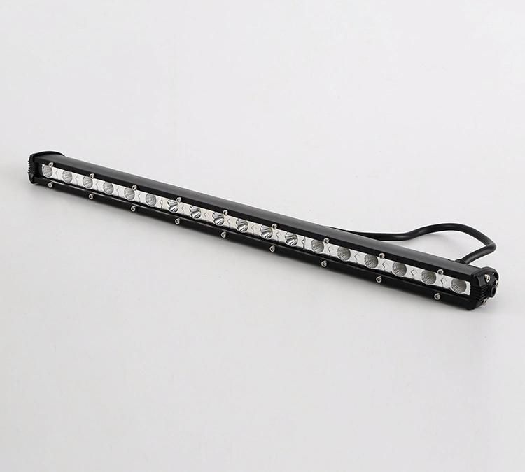 Slim LED Light Bar 54W Single Row Driving Flood Lights for off Road/Jeep/Trucks/Boats/ATV