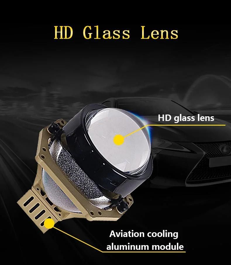 Factory Super Bright Best Price 3 Inch Car LED Projector Lens Headlight 65W 6000K High Low Beam Automotive LED Lighting System Aftermarket Auto Conversion Kits