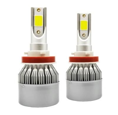 Cheap LED Headlights IP65 H11 8000lm Wholesale Auto C6 LED Headlights